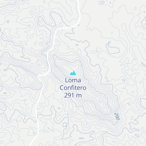 Map of Loma Confitero