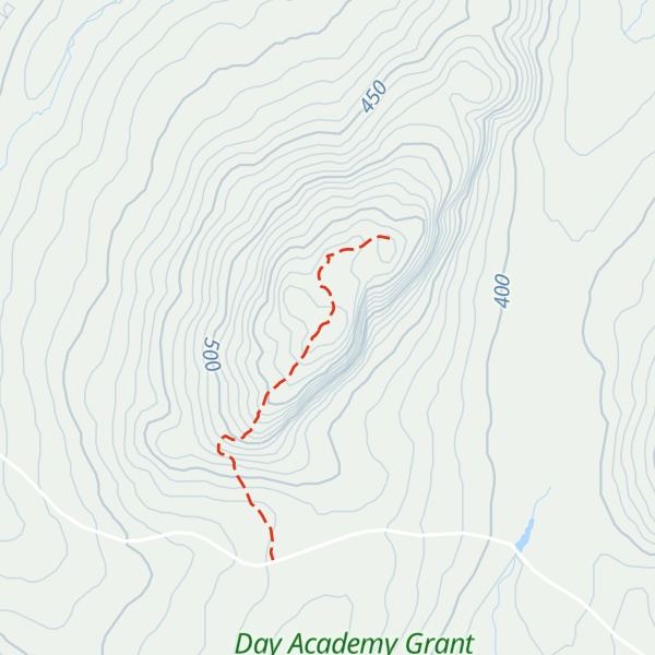 Map of Little Kineo Mountain