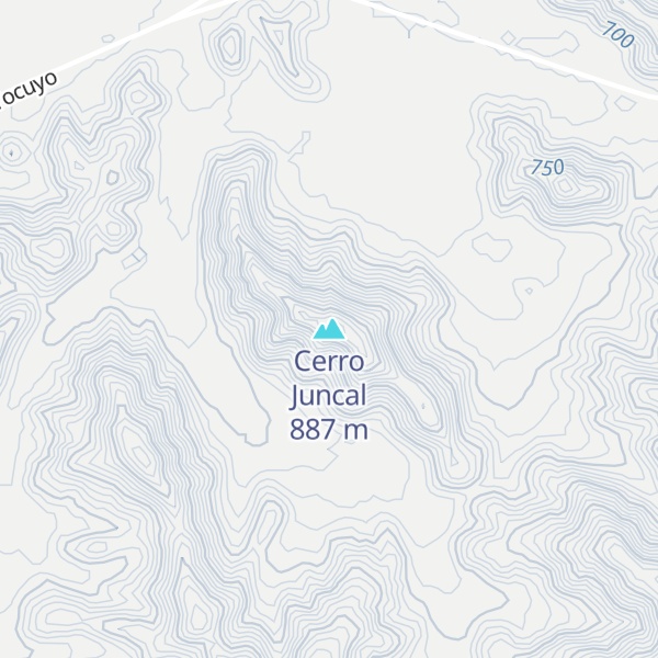 Map of Cerro Juncal