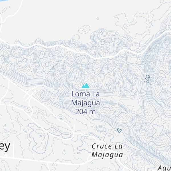 Map of Loma La Majagua
