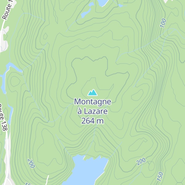 Map of Montagne à Lazare