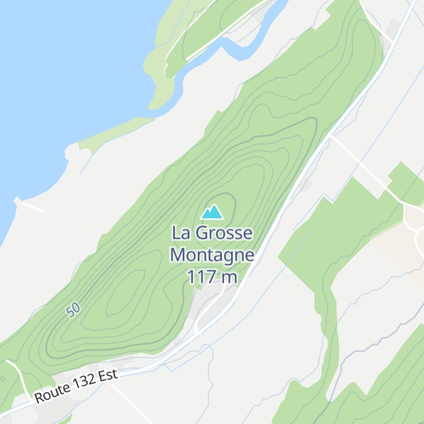 Map of La Grosse Montagne