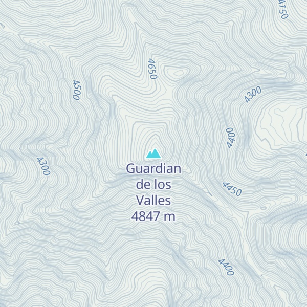 Map of Guardian de los Valles
