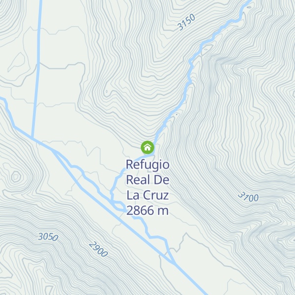 Map of Refugio Real De La Cruz