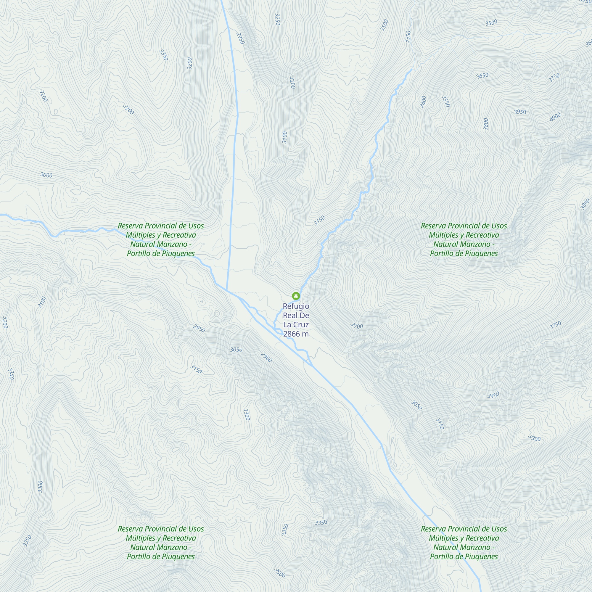 Refugio Real De La Cruz map