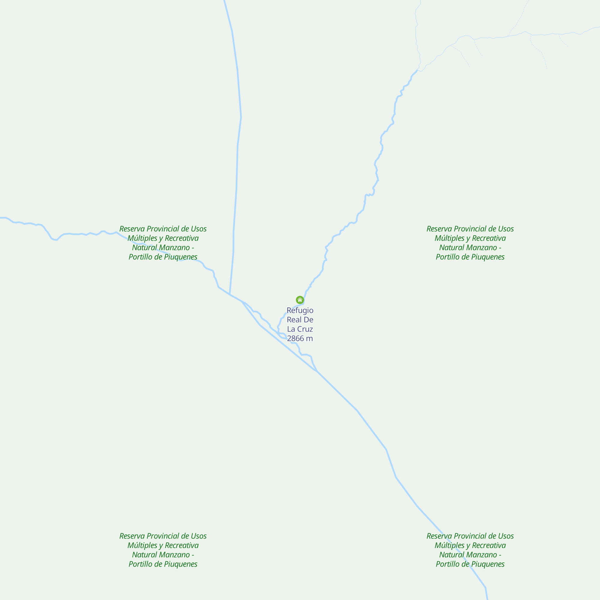 Refugio Real De La Cruz map