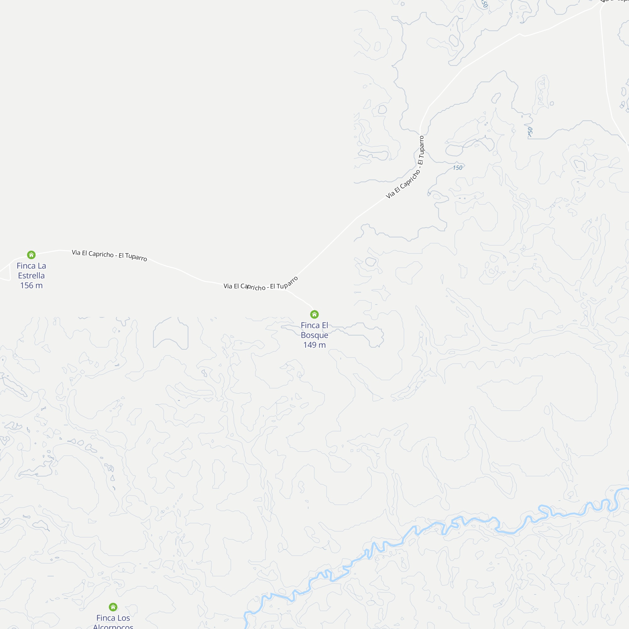 Finca El Bosque map