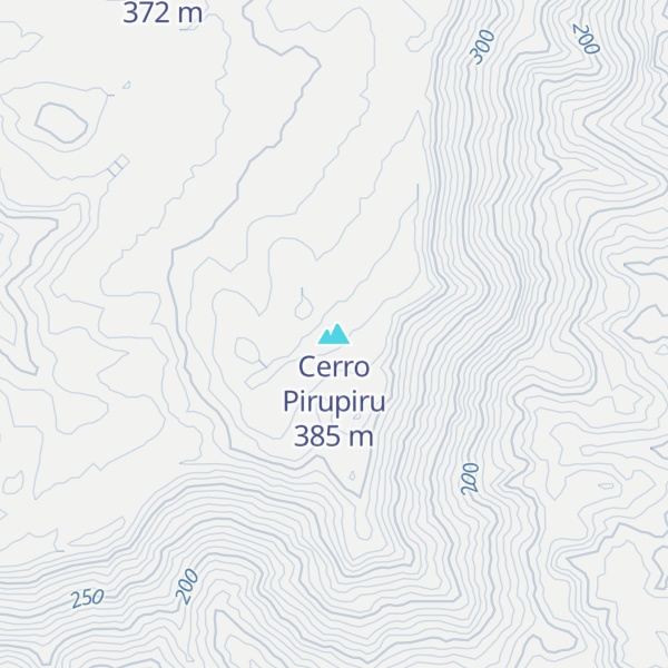 Map of Cerro Pirupiru