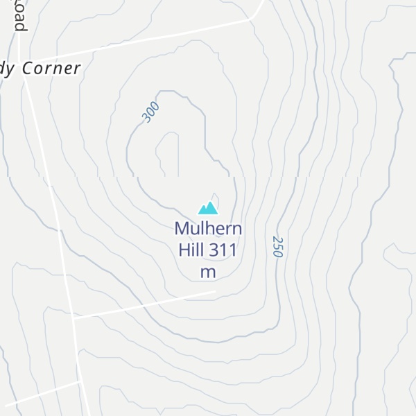 Map of Mulhern Hill