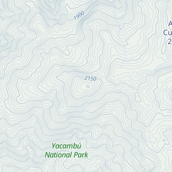 Map of Cerro Piedra Amarilla