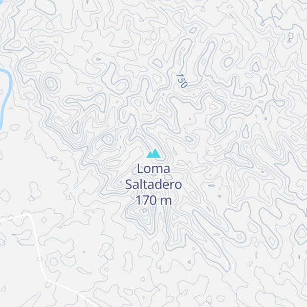 Map of Loma Saltadero