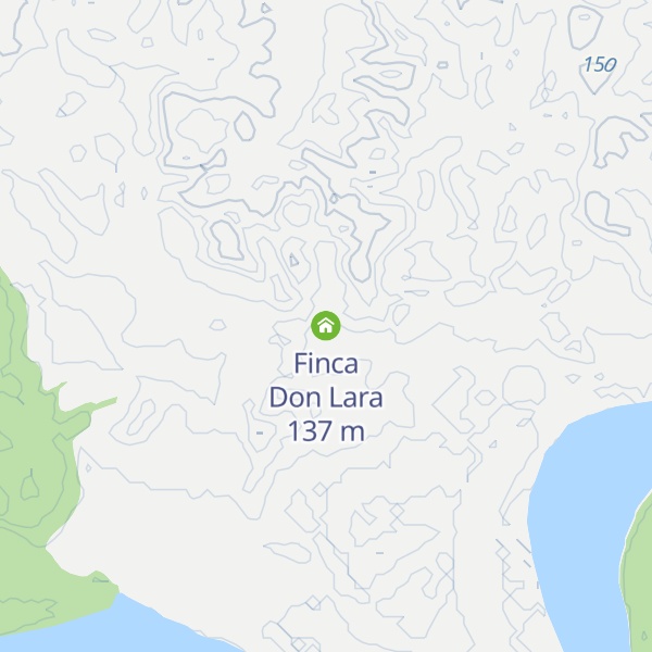 Map of Finca Don Lara