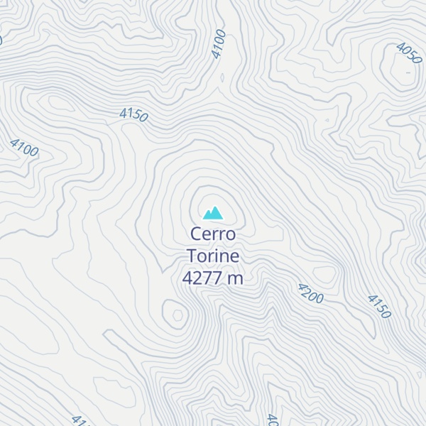 Map of Cerro Torine