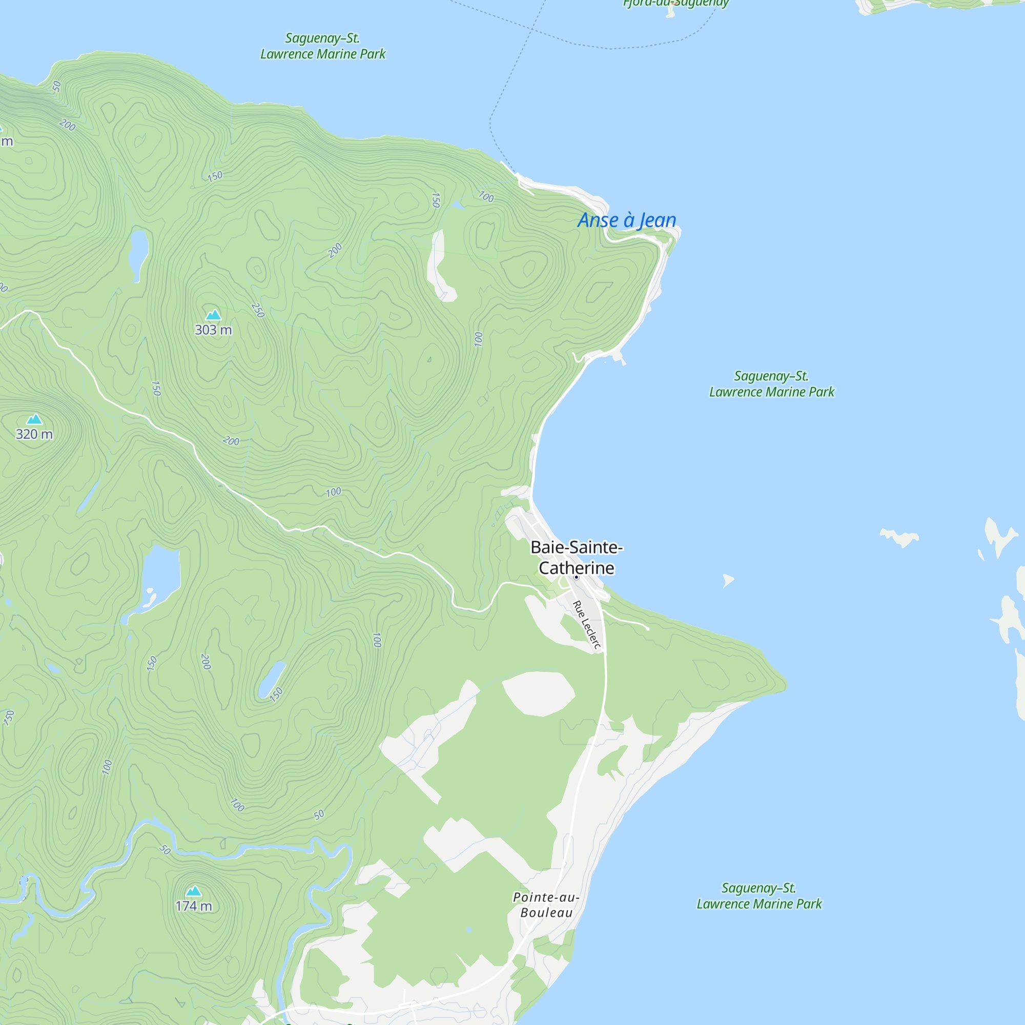 Gîte de la colline map