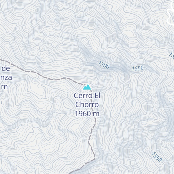 Map of Cerro El Chorro