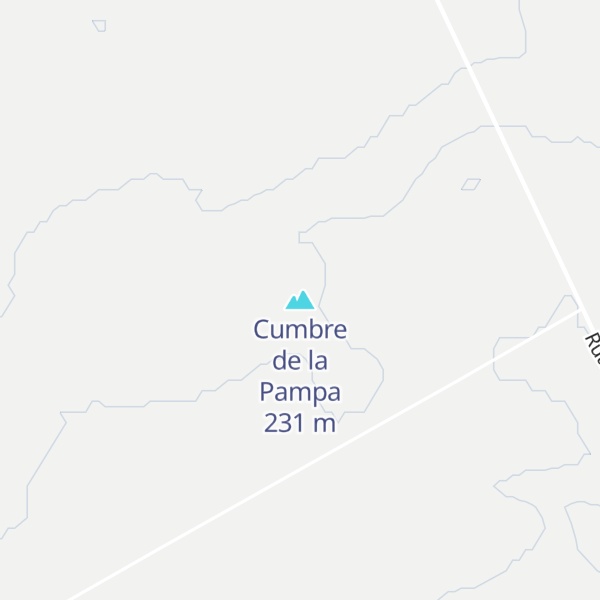 Map of Cumbre de la Pampa