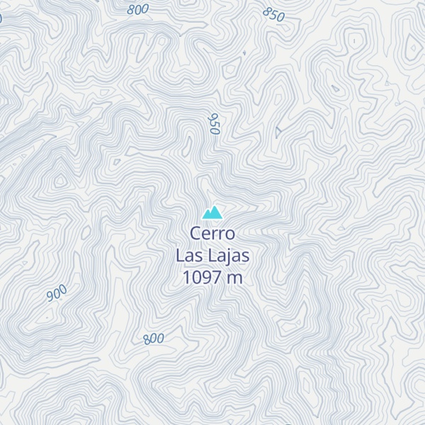 Map of Cerro Las Lajas