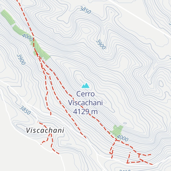 Map of Cerro Viscachani