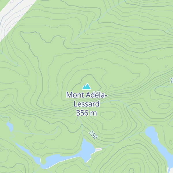 Map of Mont Adéla-Lessard