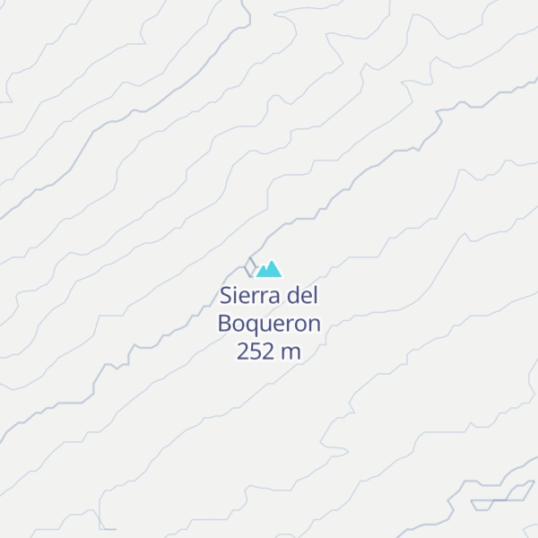 Map of Sierra del Boqueron