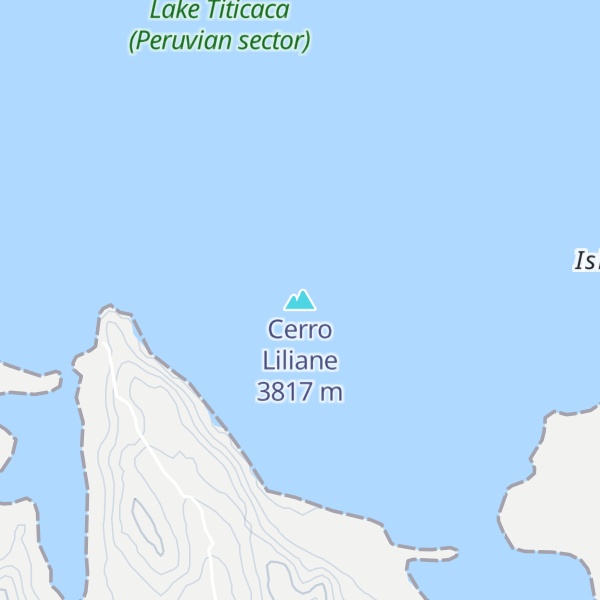 Map of Cerro Liliane