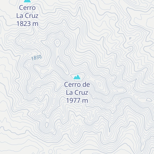 Map of Cerro de La Cruz