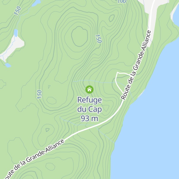 Map of Refuge du Cap