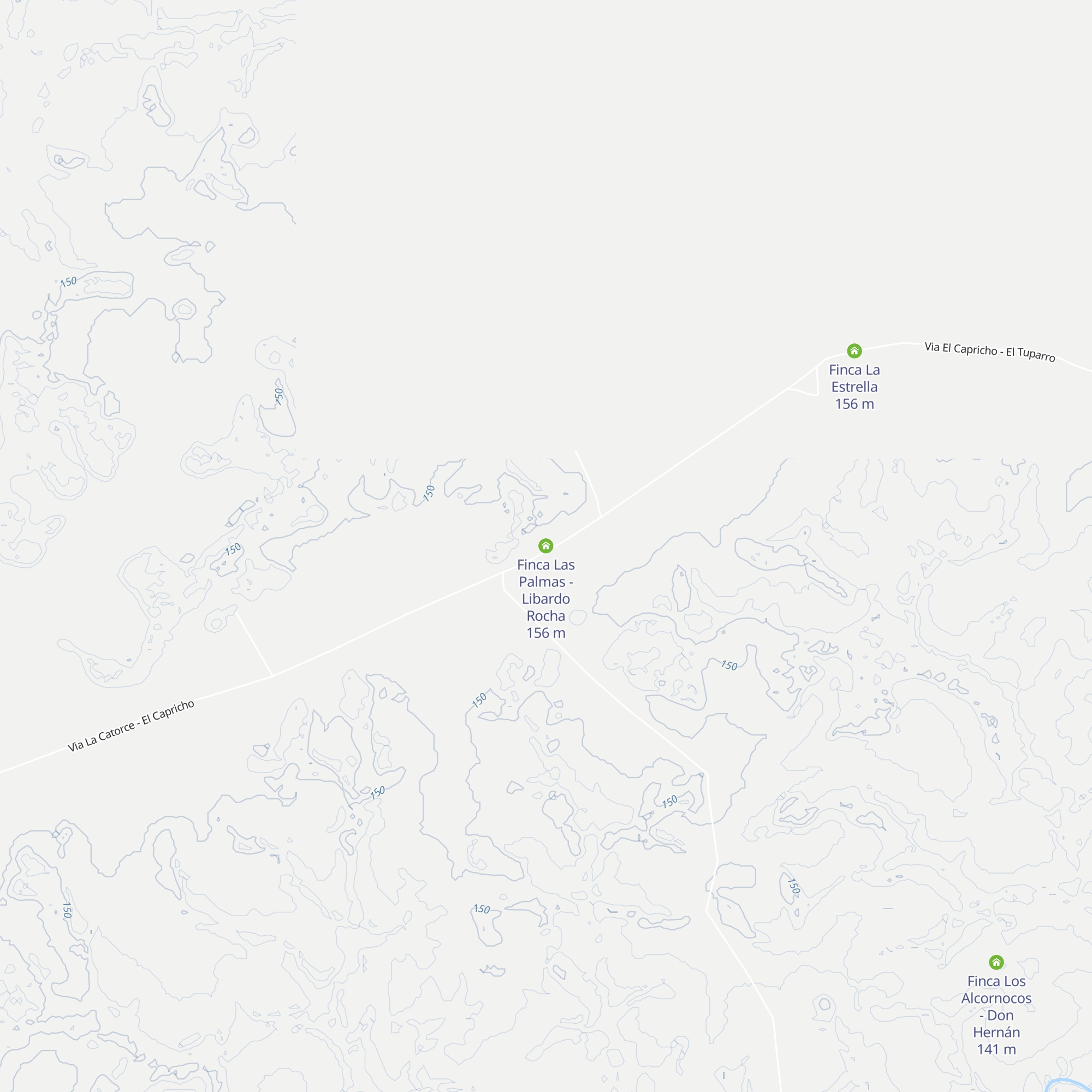 Finca Las Palmas - Libardo Rocha map