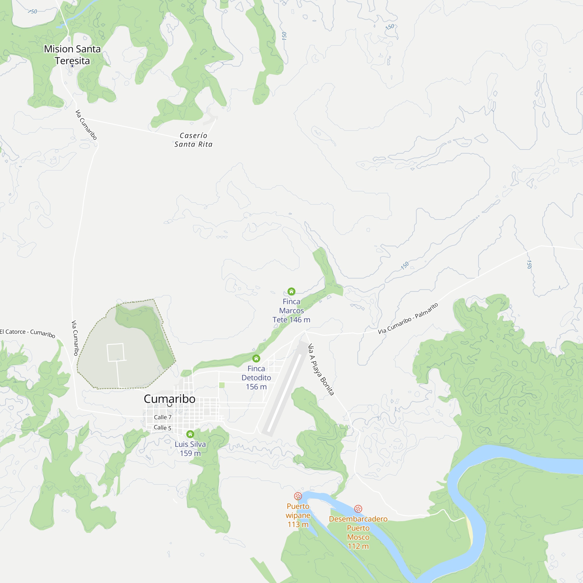 Finca Marcos Tete map