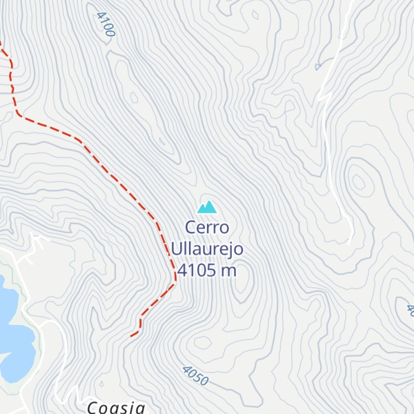 Map of Cerro Ullaurejo