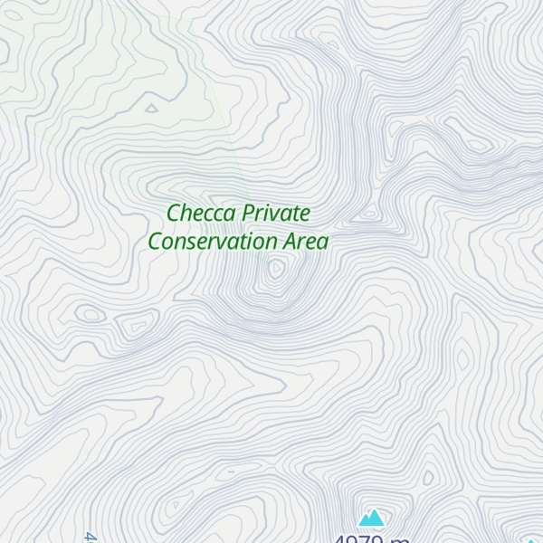 Map of Cerro San Francisco de Orgorara