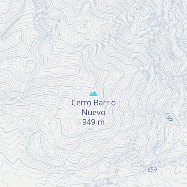 Map of Cerro Barrio Nuevo