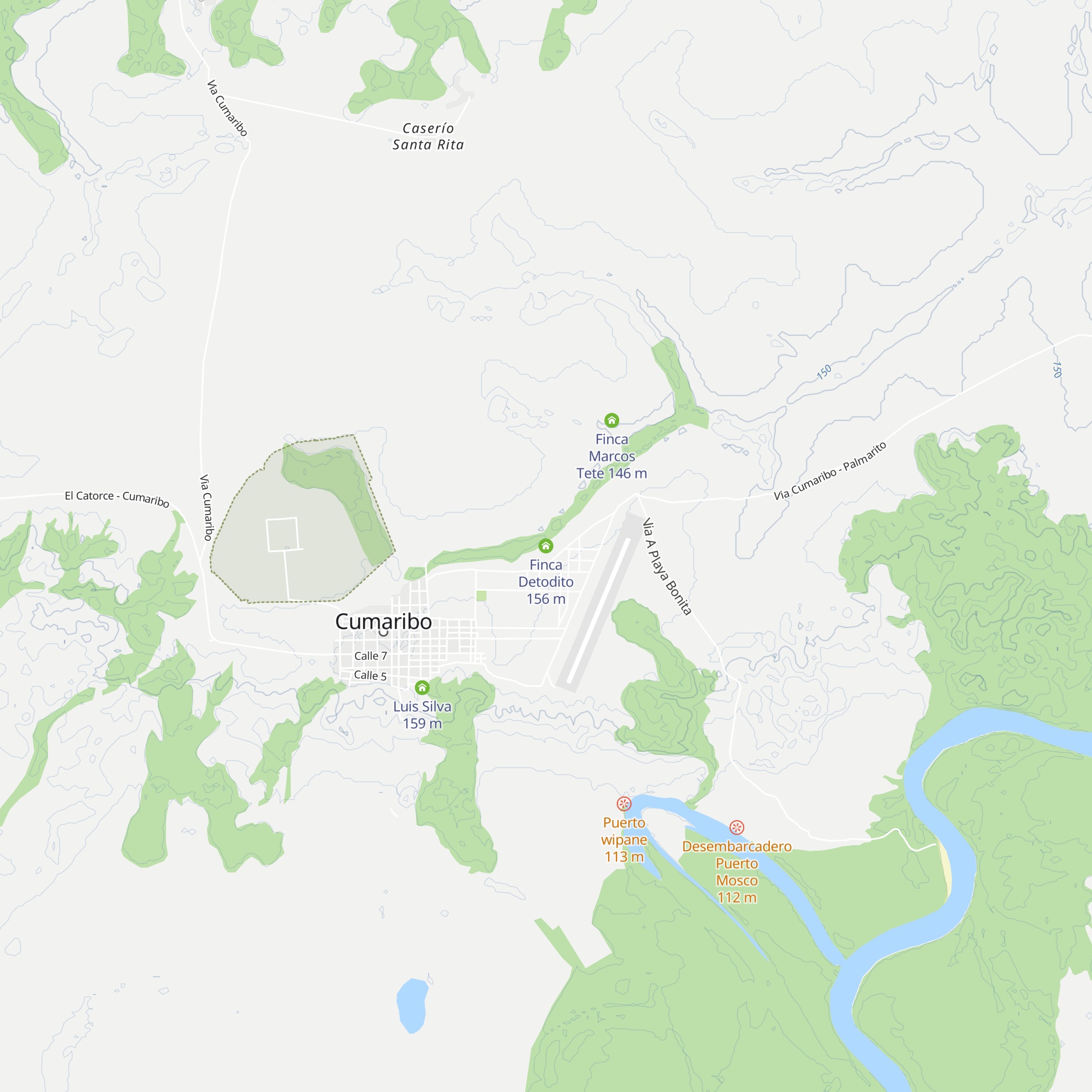 Finca Detodito map
