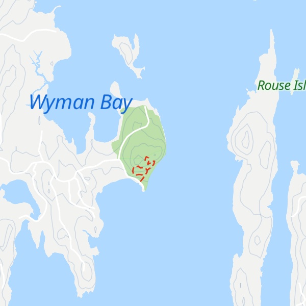 Map of Cox Head