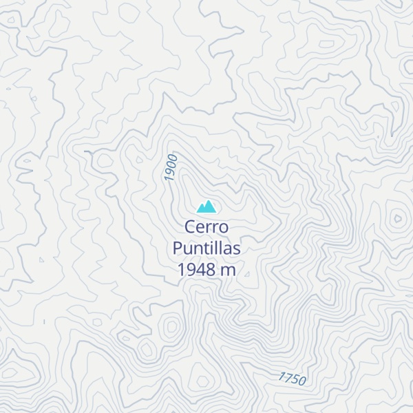 Map of Cerro Puntillas