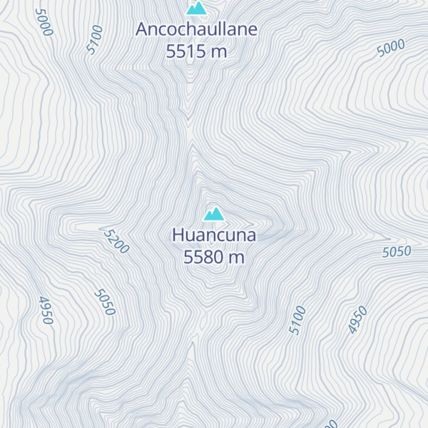 Map of Huancuna
