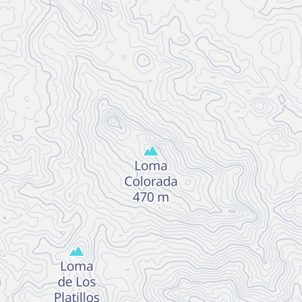 Map of Loma Colorada