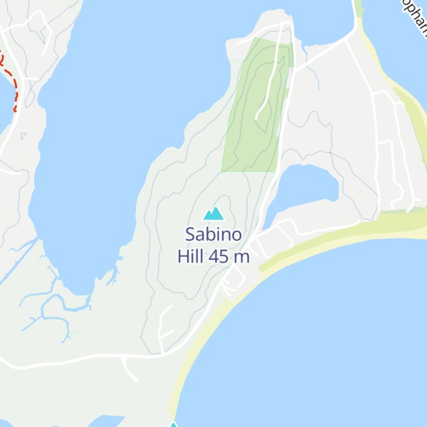 Map of Sabino Hill