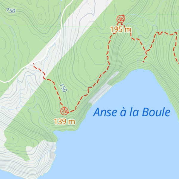 Map of Refuge à la Boule