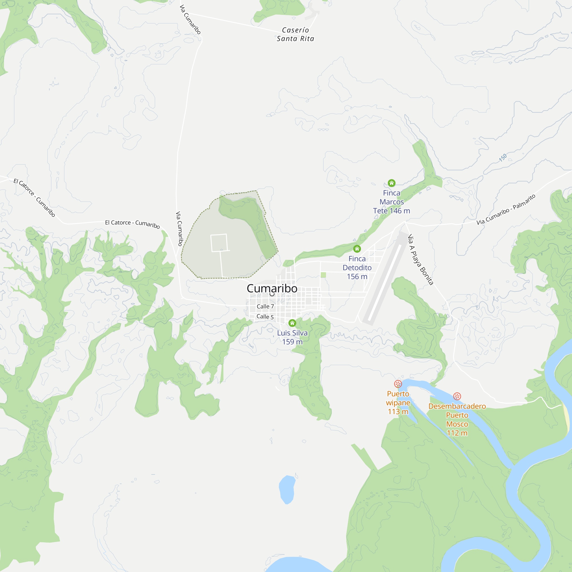 Rosendo Rey map