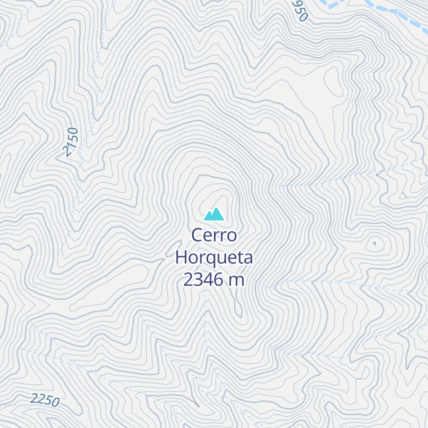 Map of Cerro Horqueta