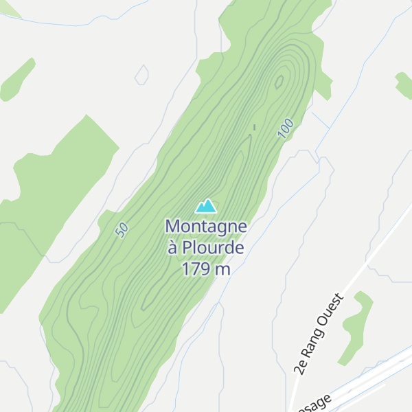 Map of Montagne à Plourde