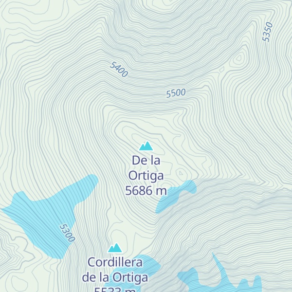 Map of De la Ortiga