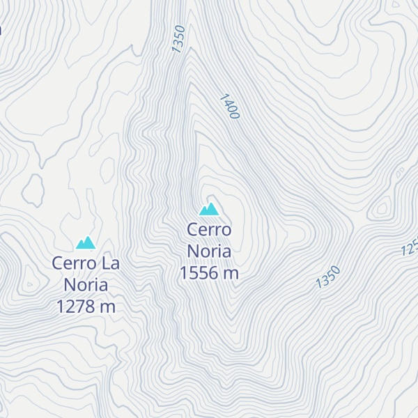 Map of Cerro Noria