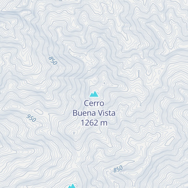 Map of Cerro Buena Vista