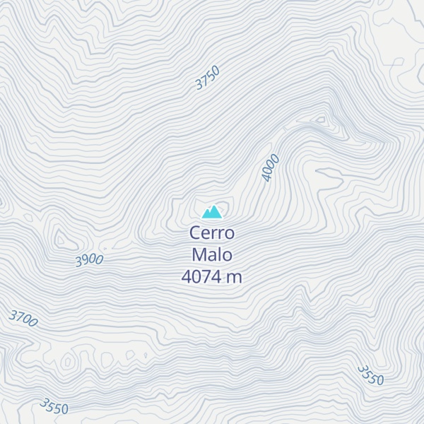 Map of Cerro Malo