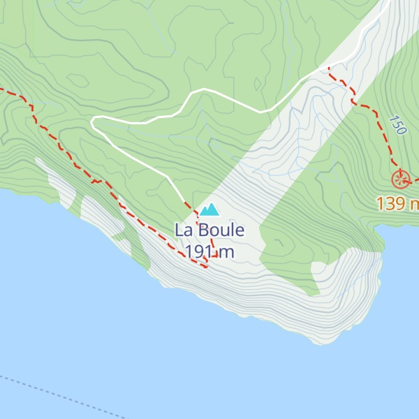 Map of La Boule