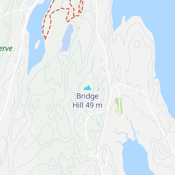 Map of Bridge Hill