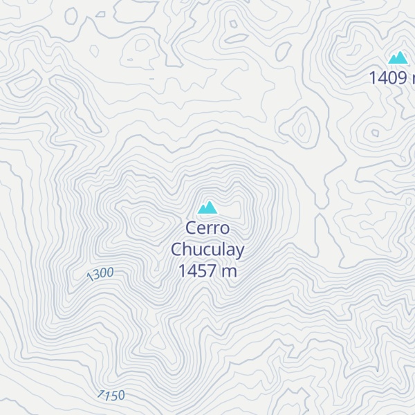 Map of Cerro Chuculay