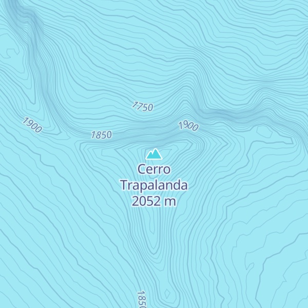 Map of Cerro Trapalanda